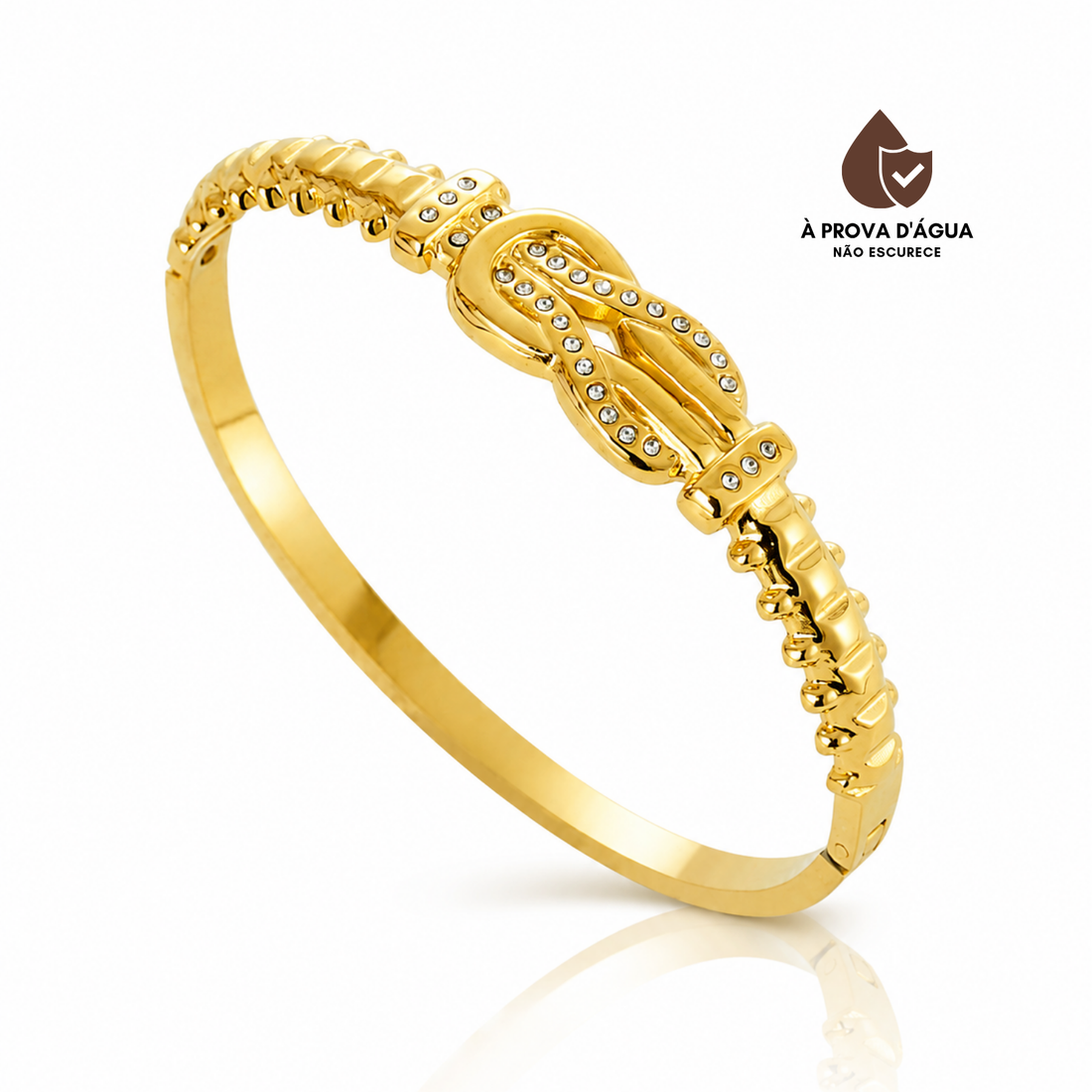 Bracelete Laço Firenze Banhado em Ouro 18k