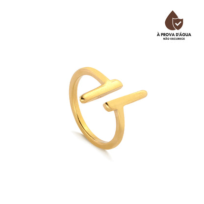 Anel Palermo Banhado em Ouro 18k