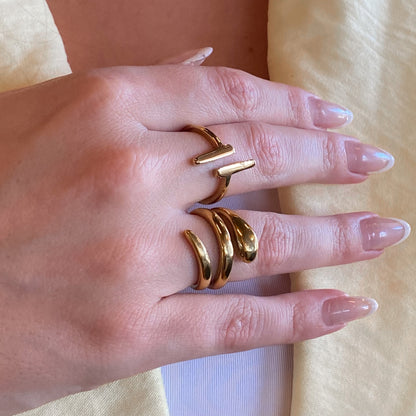 Anel Imperial Banhado em Ouro 18k